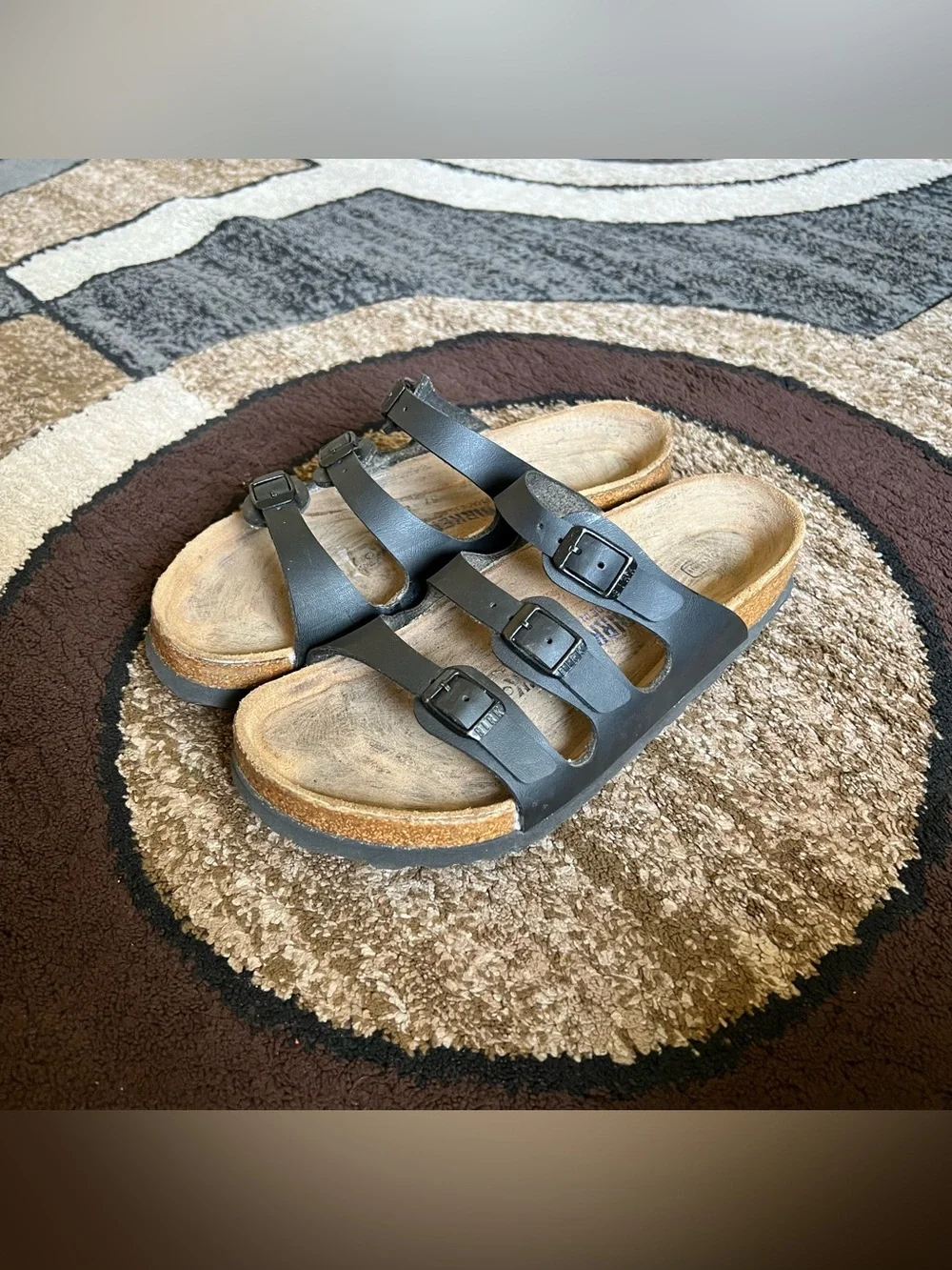 Women’s Birkenstock Florida Sandals soft Footbed Size 37 US 6